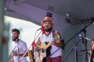 Dr. Nativo on stage at June 7, 2019 Levitt AMP Ocala music series